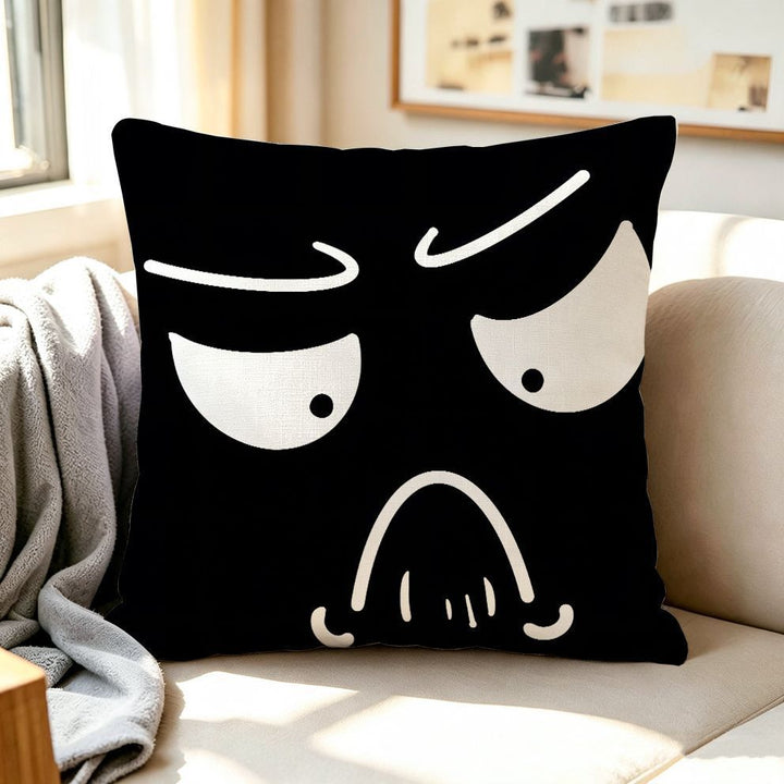 Quirky Graphic Decorative Throw Pillow