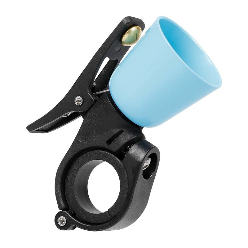 handlebar-mounted bicycle safety horn with universal quick-release clamp Stornfield
