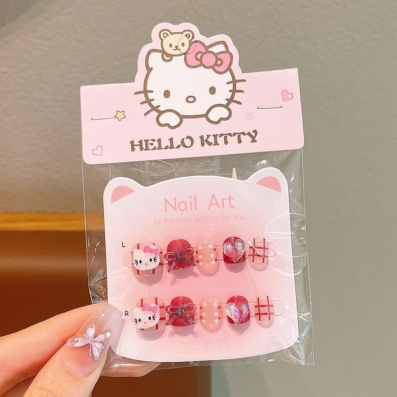 Artificial nails with sweet character design Stornfield