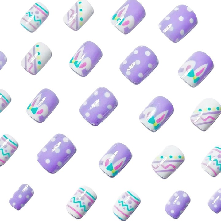 Artificial nails in creative Easter design Stornfield