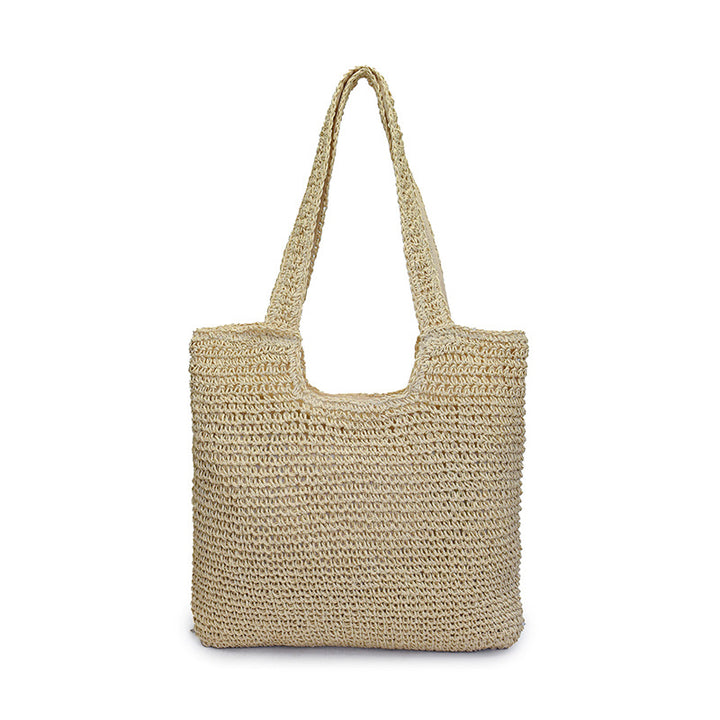 Handcrafted Natural Straw Tote