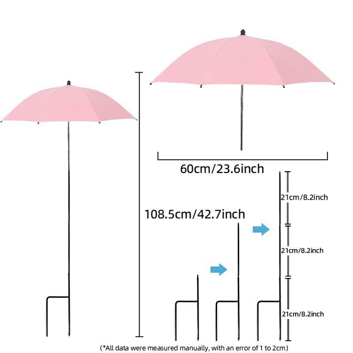Women's sun protection umbrella with flexible tripod Stornfield