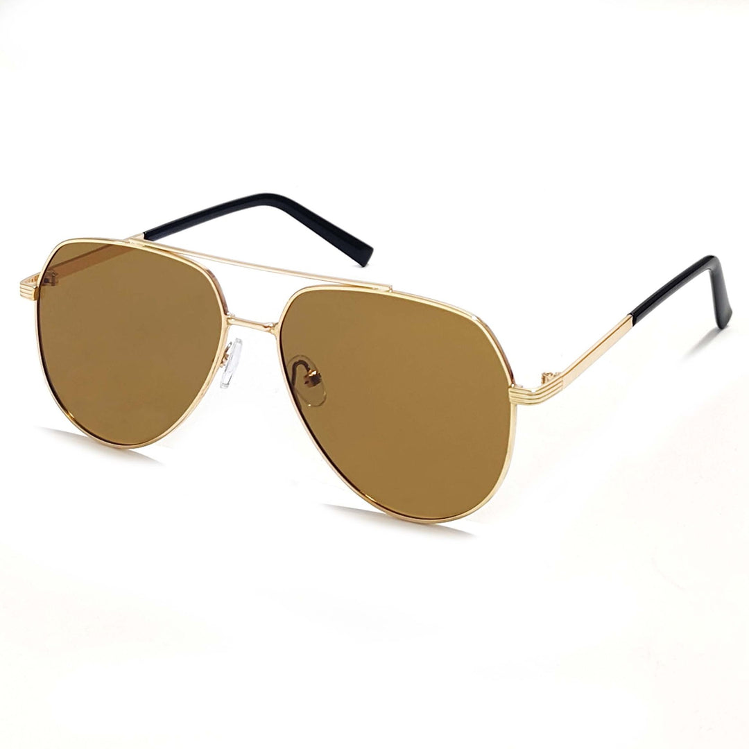Men's fashion pilot sunglasses with contrasting lenses Stornfield