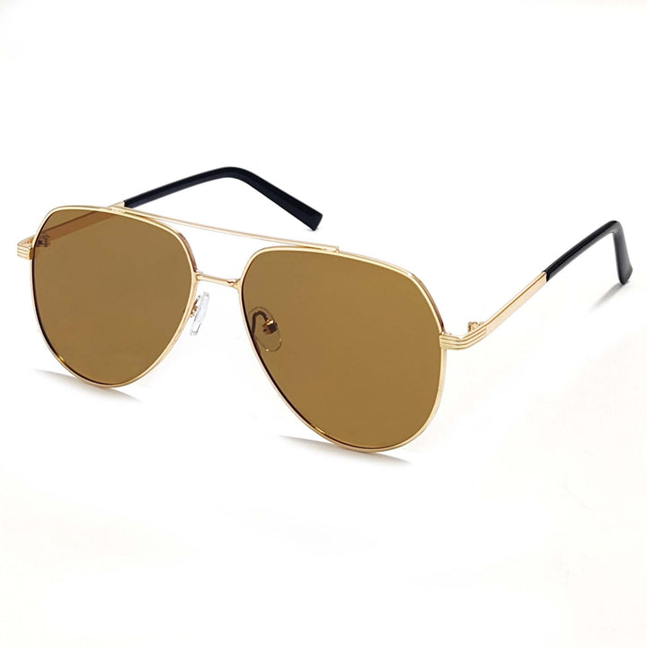 Men's fashion pilot sunglasses with contrasting lenses Stornfield