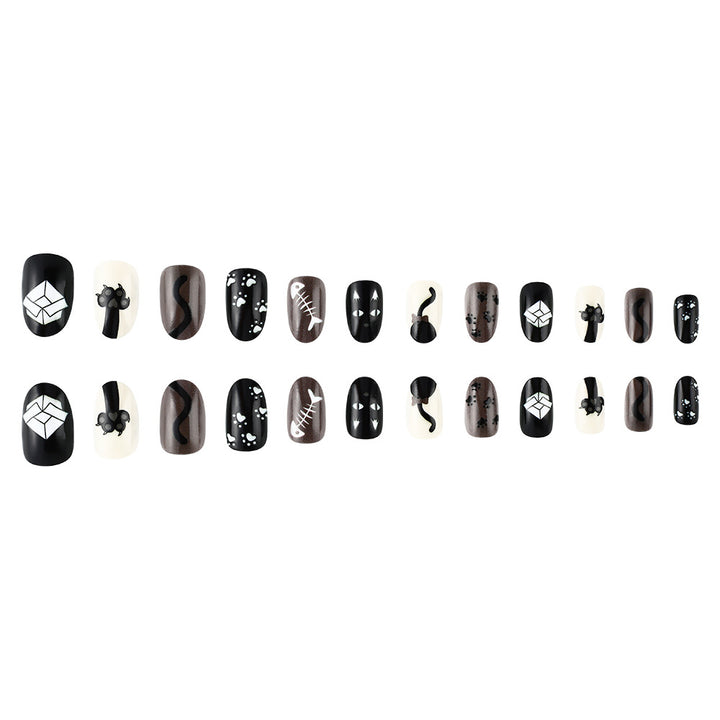 Creative Cat-Themed Nail Art Set Stornfield