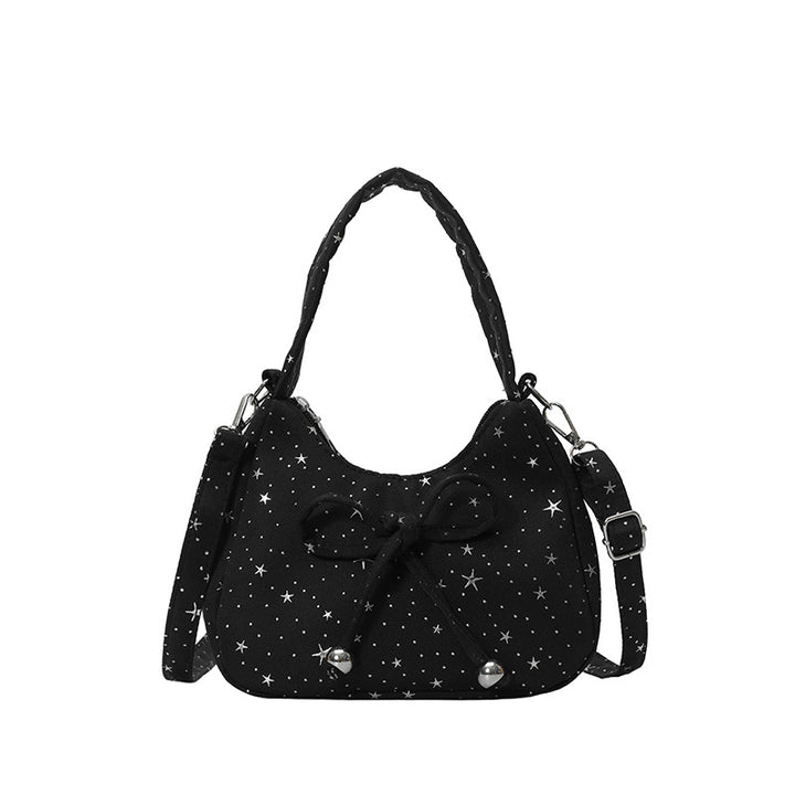 WoDecorative Star-Patterned Hobo Bag Stornfield