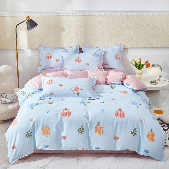Cozy Heart Pattern Bedding Set