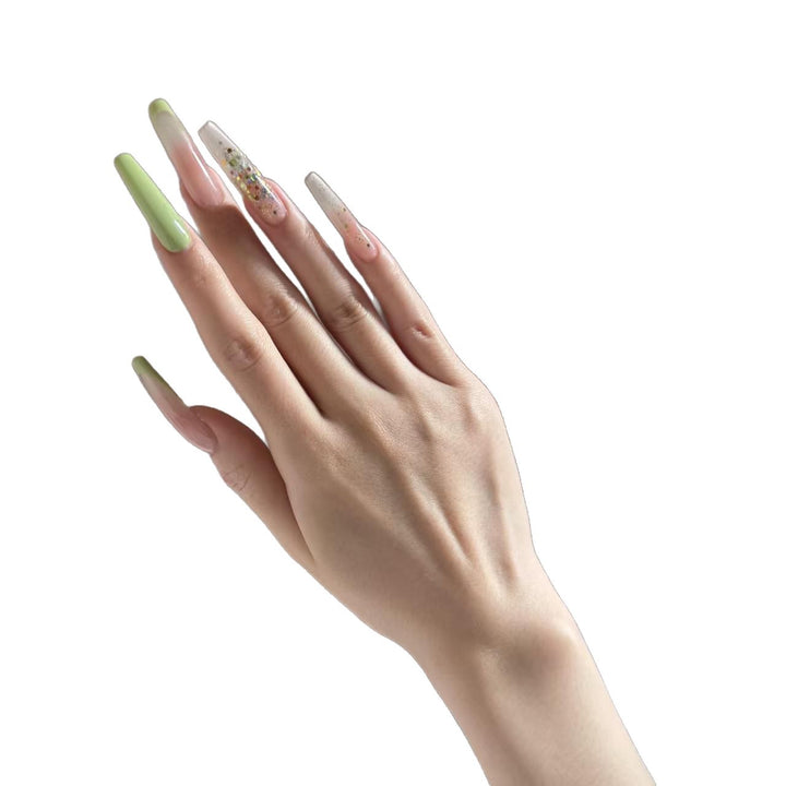 Decorative Long Stiletto Nail Extensions
