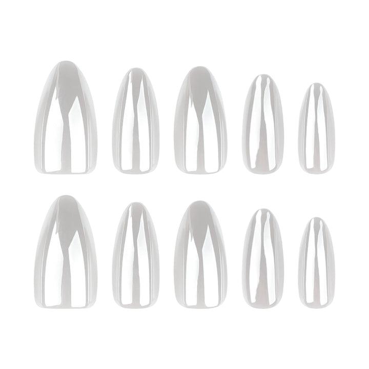 Artful stiletto nails with elegant shine details Stornfield