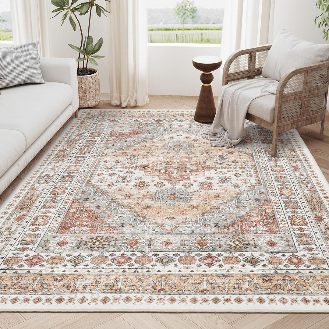 Floral Pattern Area Rug