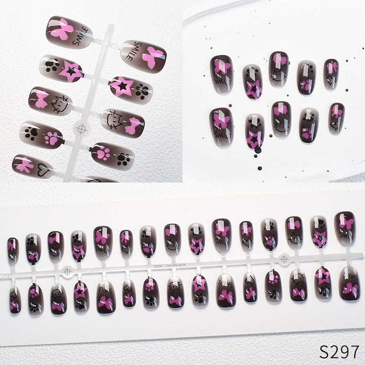 Cute Animal-Themed Press-On Nail Set Stornfield