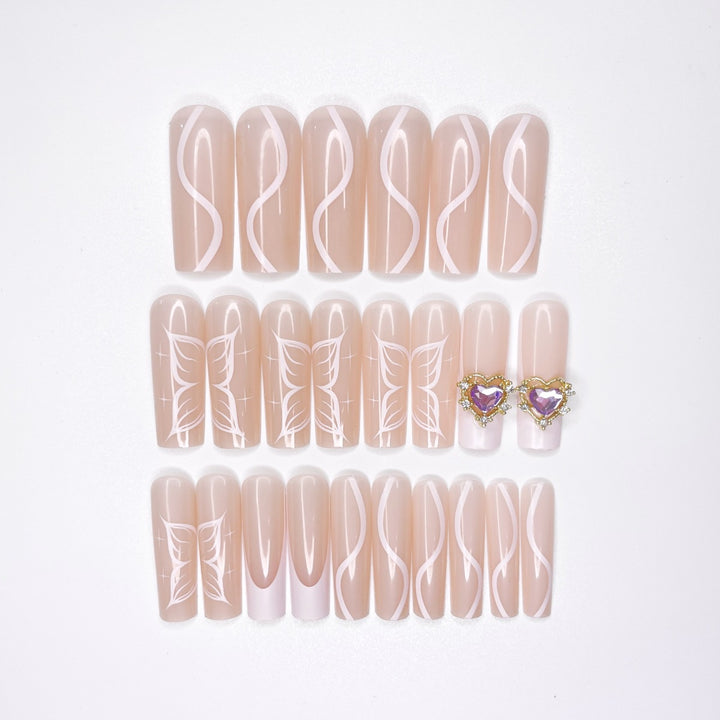 Ornate Floral Nail Extensions Stornfield