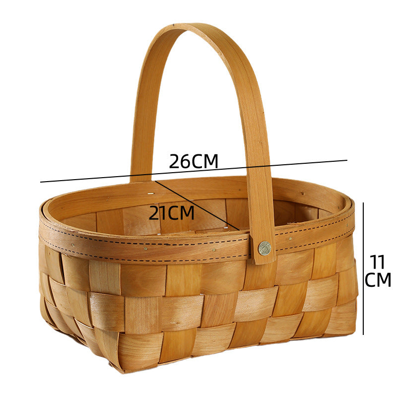 Unisex Handwoven Basket with Practical Carry Handle Stornfield