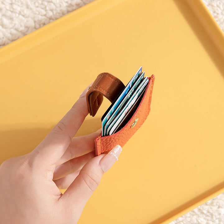 Minimalist RFID-Blocking Leather Card Holder Stornfield