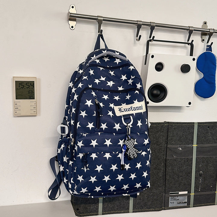 Casual Star-Patterned Backpack Stornfield 1791205638