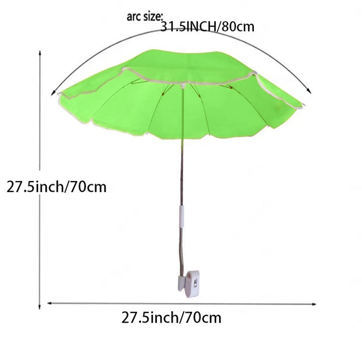 Women's Adjustable Beach Sunshade Umbrella with Ground Anchor Stornfield