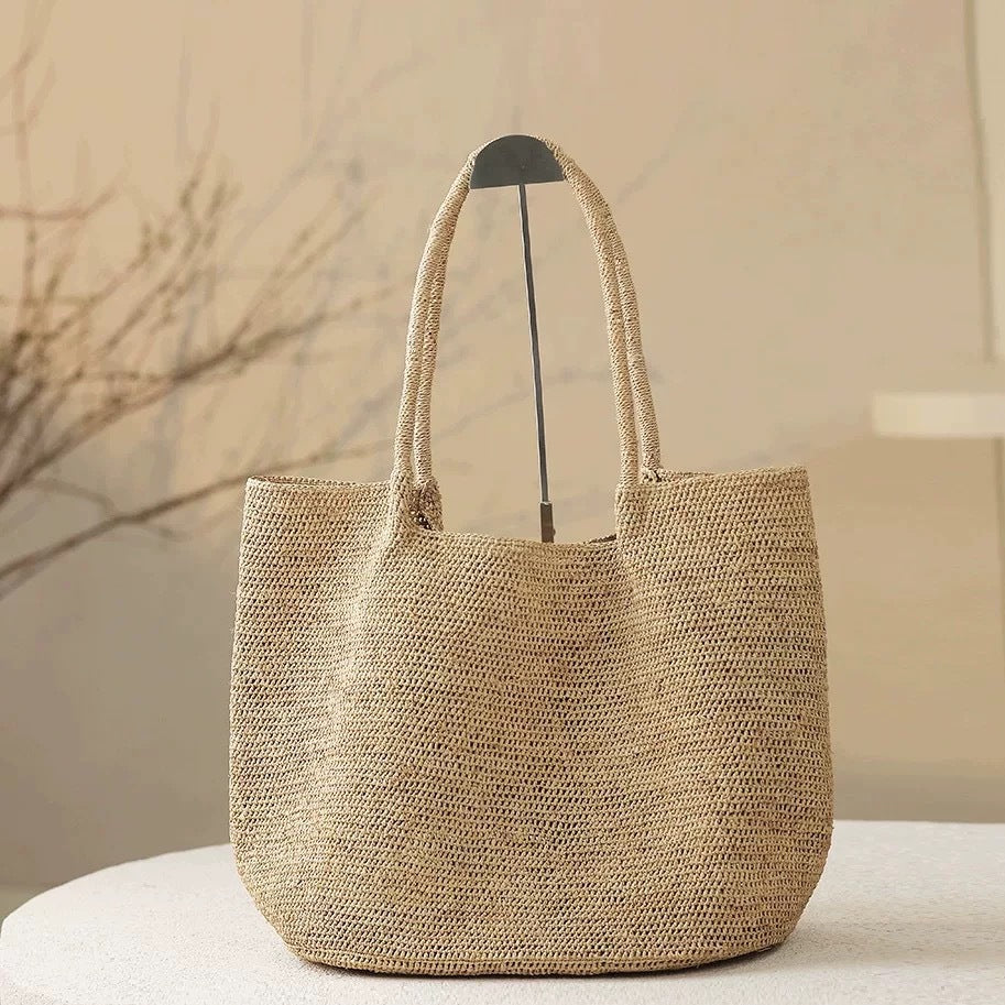 Handwoven raffia tote bag Stornfield