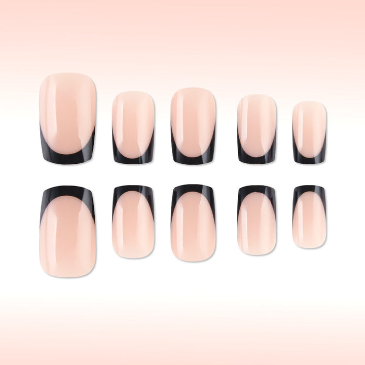 Elegant French Tip Nail Extensions Stornfield