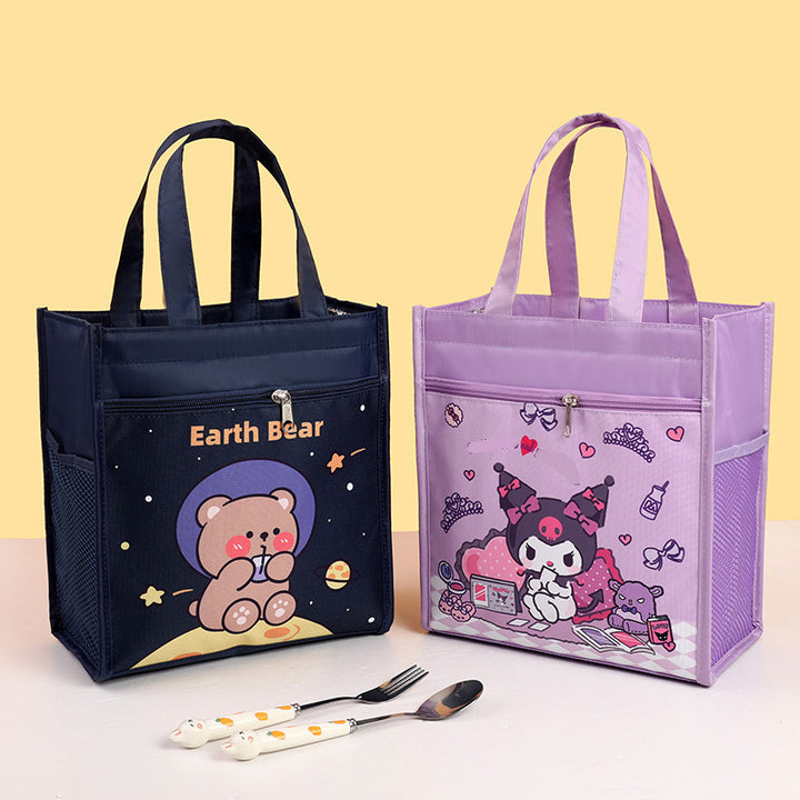 Insulated Bear-Themed Lunch Tote Stornfield