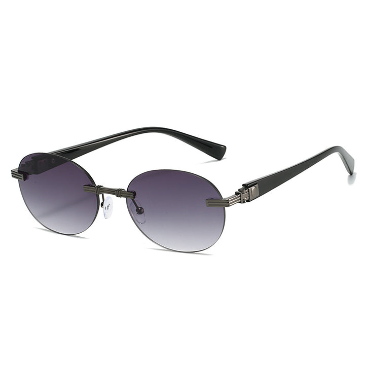 Women's fashionable sunglasses with transparent frame and flexible nose pad Stornfield