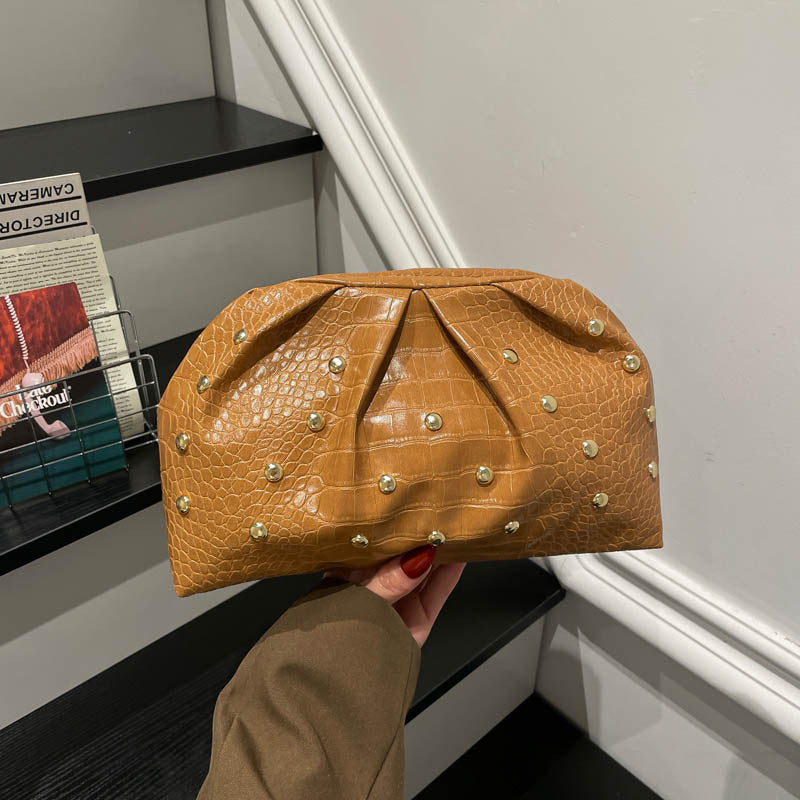 WoElegant Textured Crocodile Pattern Clutch Bag Stornfield