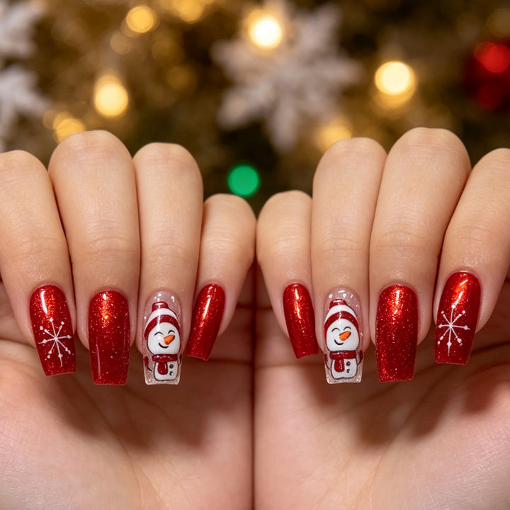 Festive Holiday Nail Art Extensions Stornfield