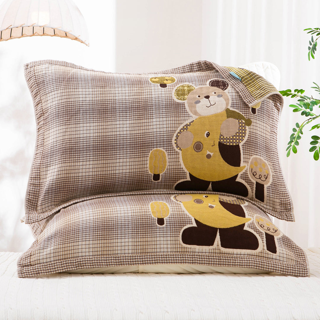 Ladies cushion cover with artistic landscape motif Stornfield