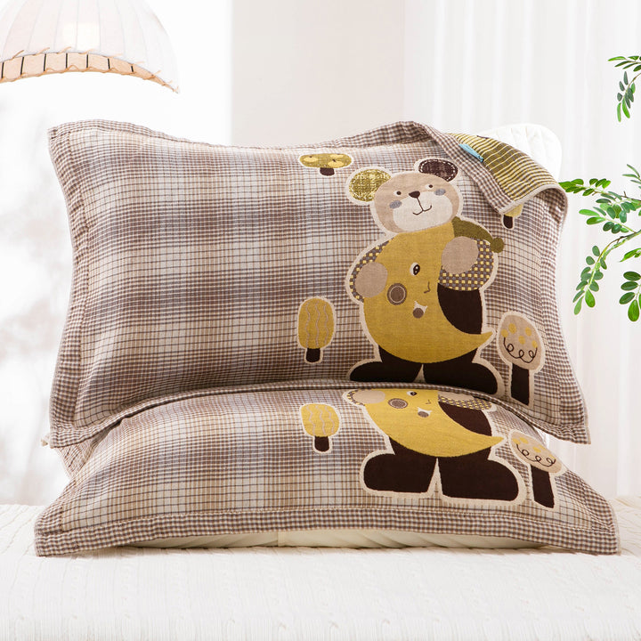 Ladies cushion cover with artistic landscape motif Stornfield