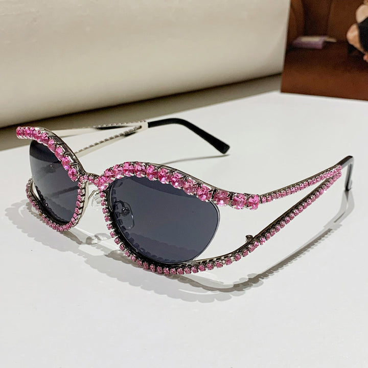 Ladies Glamorous Sunglasses with Sparkling Crystal Accents Stornfield