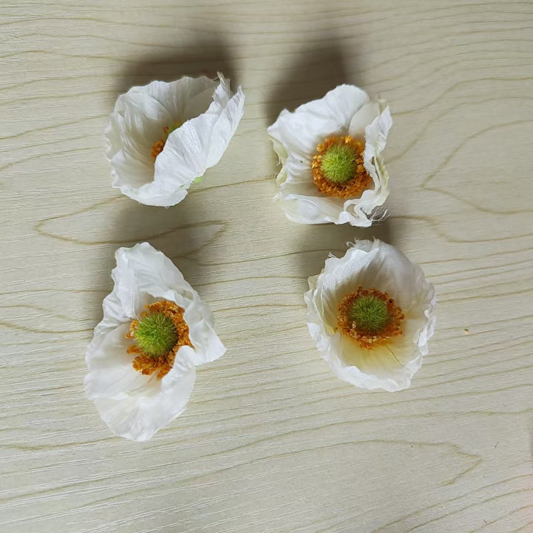 Realistic Silk Flower Embellishments