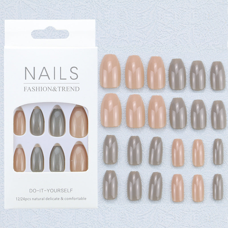 Artistic Graphic Press-On Nail Set Stornfield