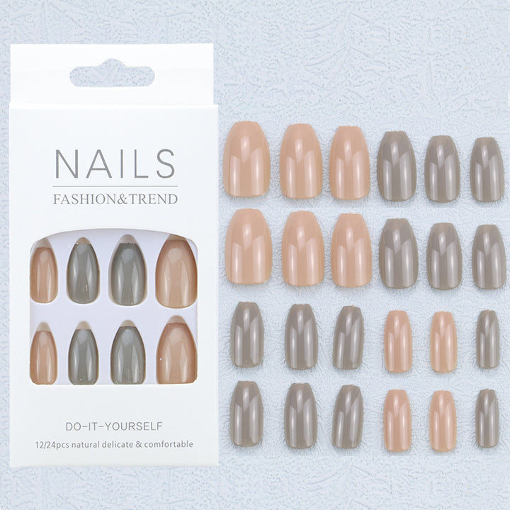 Artistic Graphic Press-On Nail Set Stornfield