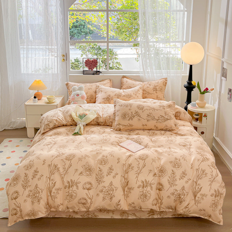 Floral Printed Duvet Cover Set