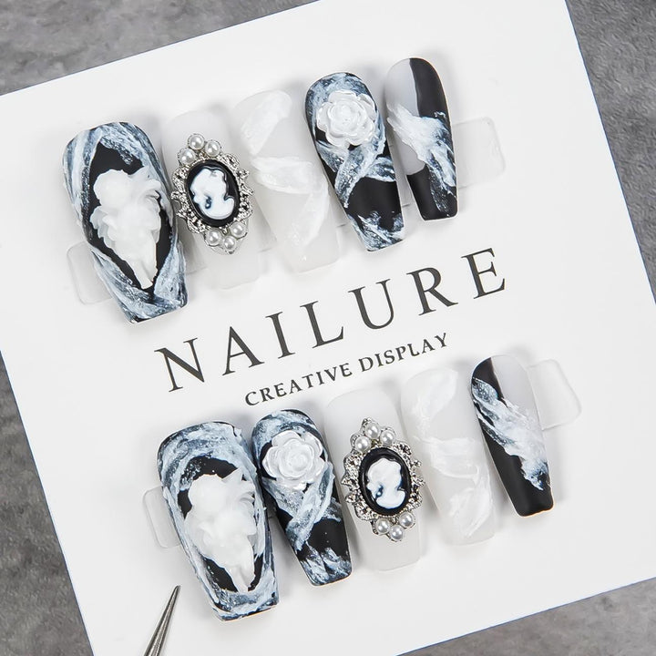 Decorative Acrylic Nail Set