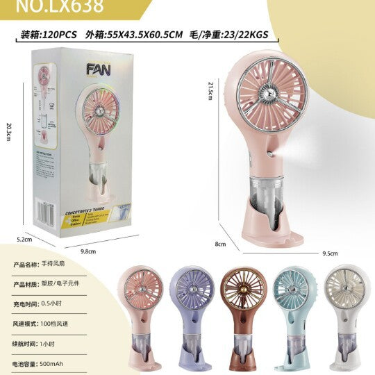 Ladies Portable Mist Hand Fan Stornfield