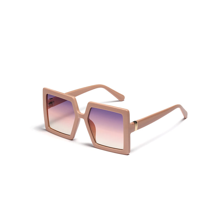 Ladies geometric sunglasses with modern, wide frame Stornfield