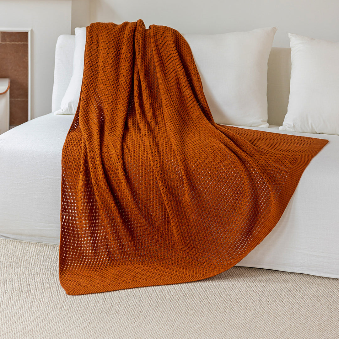 Lightweight Woven Throw Blanket