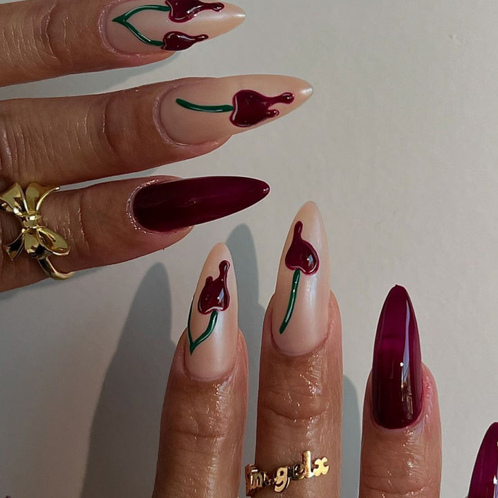 Stylish Stiletto Press-On Nail Set Stornfield