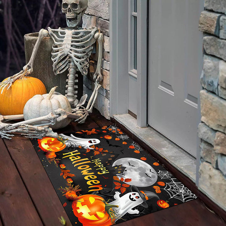 Halloween-Themed Decorative Welcome Mat for Home