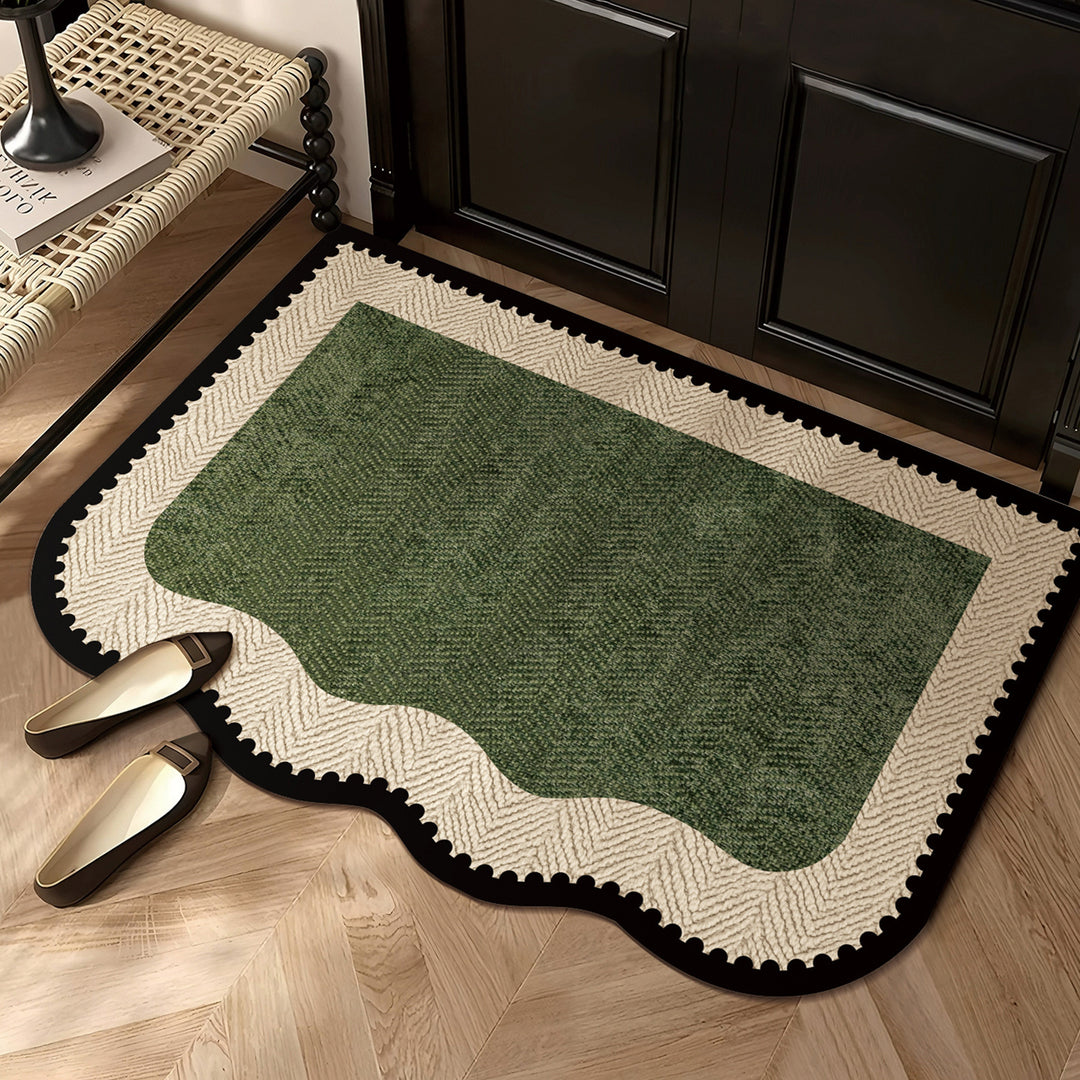 Decorative Scalloped Accent Rug