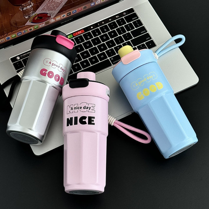 Ladies stylish coffee mug with spill-proof lid Stornfield