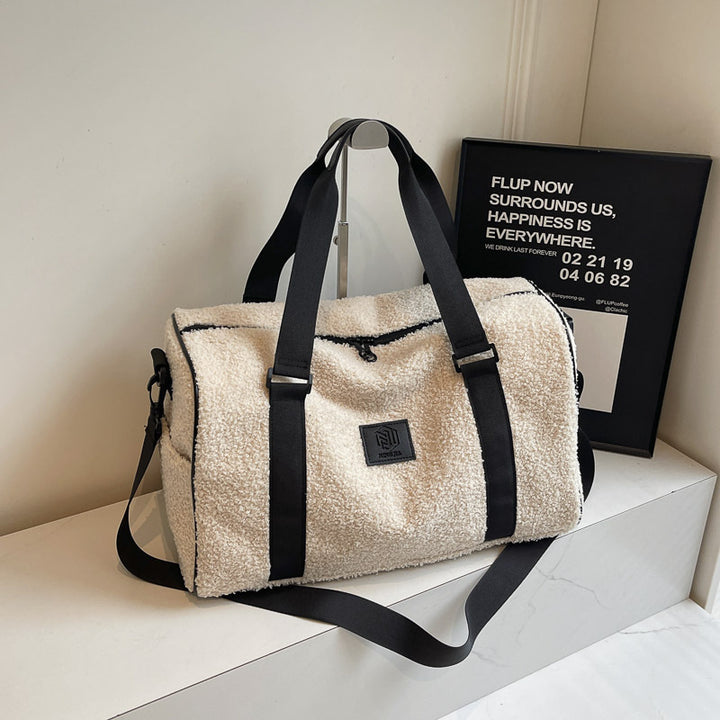 Cozy Fleece Travel Duffel Bag Stornfield
