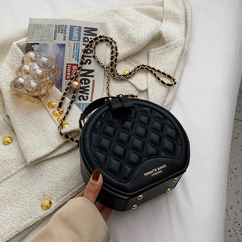Quilted Round Crossbody Bag Stornfield