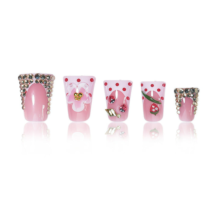 Artistic Press-On Nail Art Stornfield