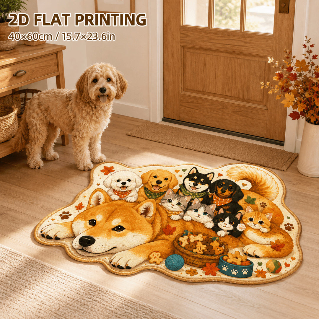 Cute Sheep-Shaped Bath Mat