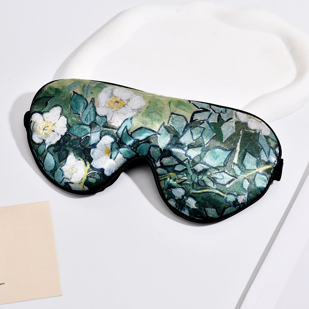 Unisex soft ergonomic sleep mask with contoured eye area and adjustable elastic band Stornfield