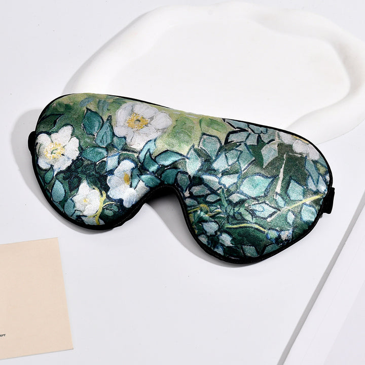 Unisex soft ergonomic sleep mask with contoured eye area and adjustable elastic band Stornfield