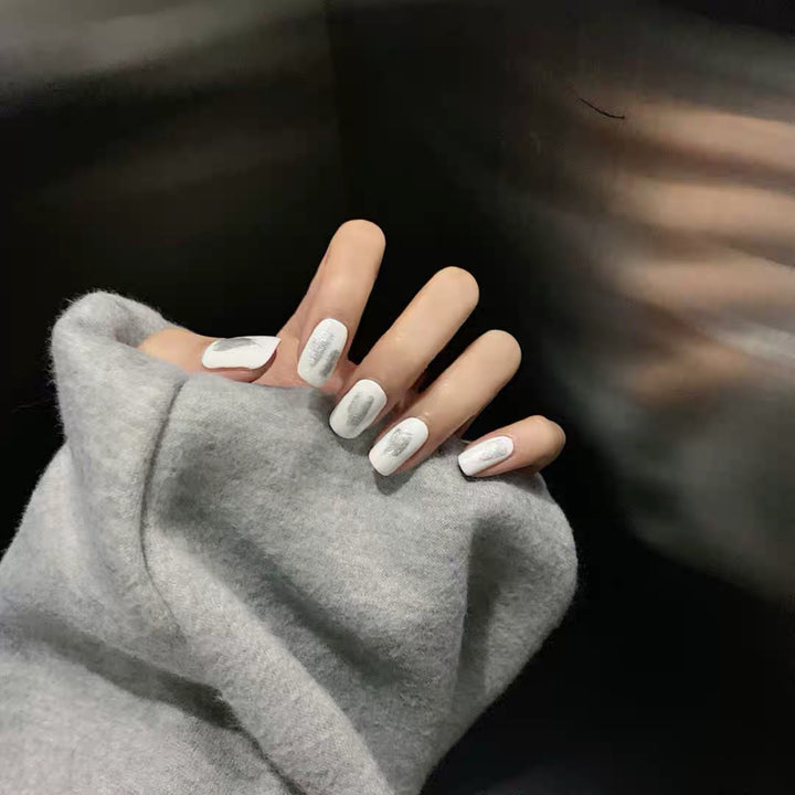 Stylish art nails with floral accents Stornfield