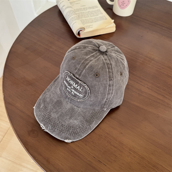 Men's Casual Distressed Cotton Baseball Cap Stornfield