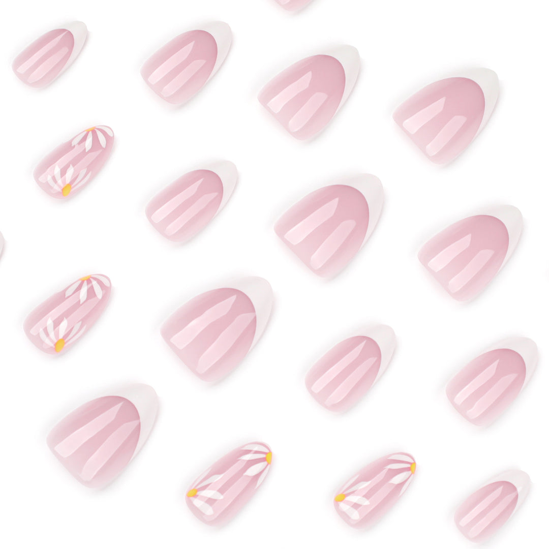 Elegant Nail Art with Floral Designs Stornfield
